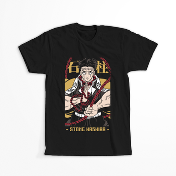 Koszulka Czarna Demon Slayer / Kimetsu no Yaiba / Miecz zabójcy demonów - WYBIERZ KOLOR KOSZULKI I FASON