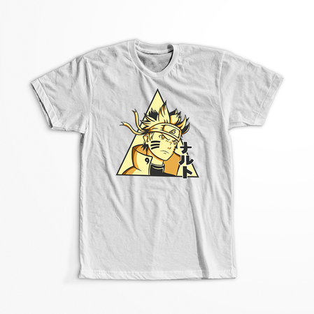 Koszulka Biała Naruto / Boruto - WYBIERZ KOLOR KOSZULKI I FASON
