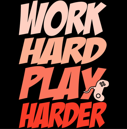 Torba z uszami z Work Hard Play Harder