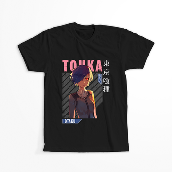 Koszulka Czarna Tokyo Ghoul - WYBIERZ KOLOR KOSZULKI I FASON