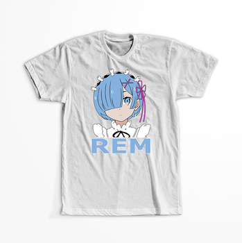 Koszulka Biała Re:Zero - WYBIERZ KOLOR KOSZULKI I FASON