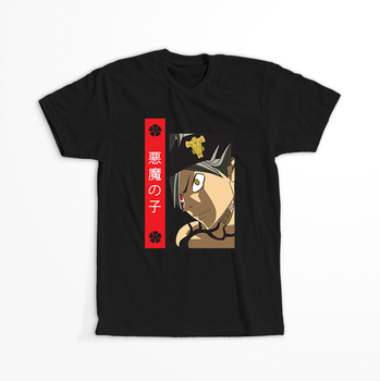 Koszulka Czarna - Black Clover - WYBIERZ KOLOR KOSZULKI I FASON