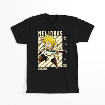 Koszulka Czarna Seven Deadly Sins - WYBIERZ KOLOR KOSZULKI I FASON