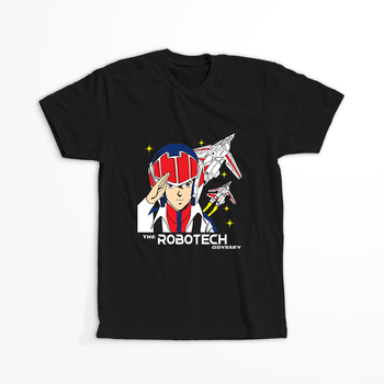 Koszulka Czarna Robotech WYBIERZ KOLOR KOSZULKI I FASON
