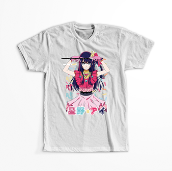 Koszulka Biała Oshi no Ko - WYBIERZ KOLOR KOSZULKI I FASON