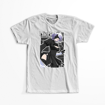 Koszulka Biała NieR - WYBIERZ KOLOR KOSZULKI I FASON