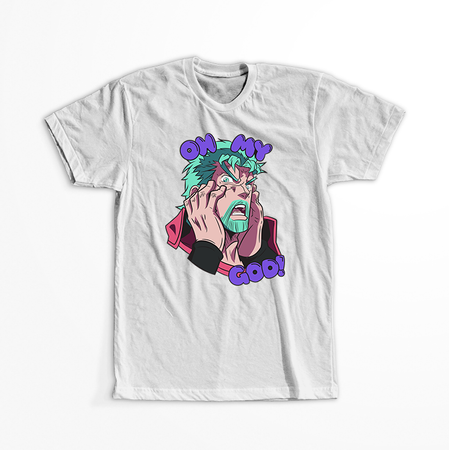 Koszulka Biała JOJO's Bizarre Adventure - WYBIERZ KOLOR KOSZULKI I FASON