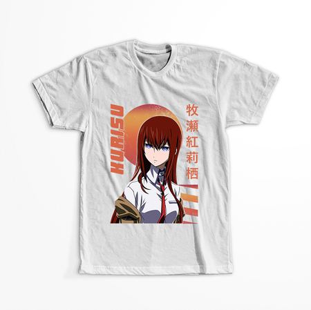 Koszulka Biała - Steins;Gate - WYBIERZ KOLOR KOSZULKI I FASON