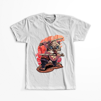 Koszulka Biała Demon Slayer / Kimetsu no Yaiba / Miecz zabójcy demonów - WYBIERZ KOLOR KOSZULKI I FASON