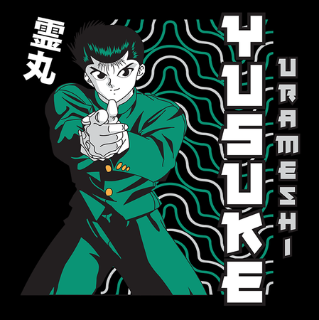 Koszulka Czarna Yu Yu Hakusho WYBIERZ KOLOR KOSZULKI I FASON