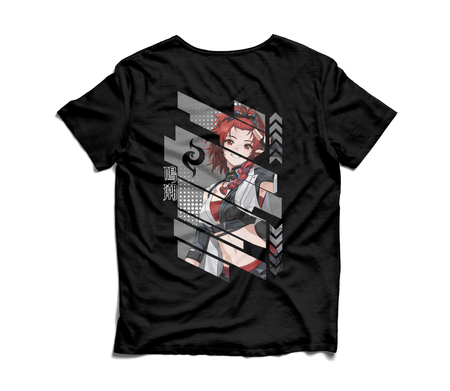 Koszulka Czarna Wuthering Waves - WYBIERZ FASON I KOLOR KOSZULKI 