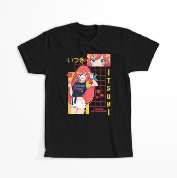 Koszulka Czarna - The Quintessential Quintuplet - WYBIERZ KOLOR KOSZULKI I FASON