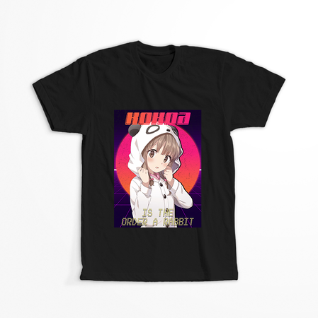 Koszulka Czarna - Is the Order a Rabbit?  - WYBIERZ KOLOR KOSZULKI I FASON