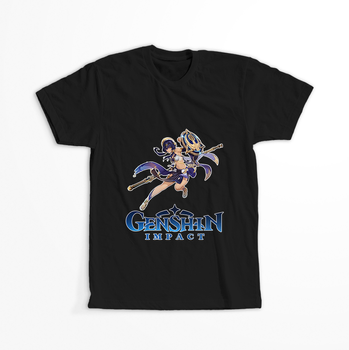 Koszulka Czarna Genshin Impact - Candace - WYBIERZ KOLOR