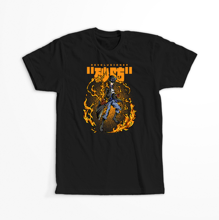 Koszulka Czarna One Piece - WYBIERZ KOLOR KOSZULKI I FASON