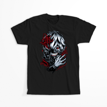 Koszulka Czarna Tokyo Ghoul - WYBIERZ KOLOR KOSZULKI I FASON