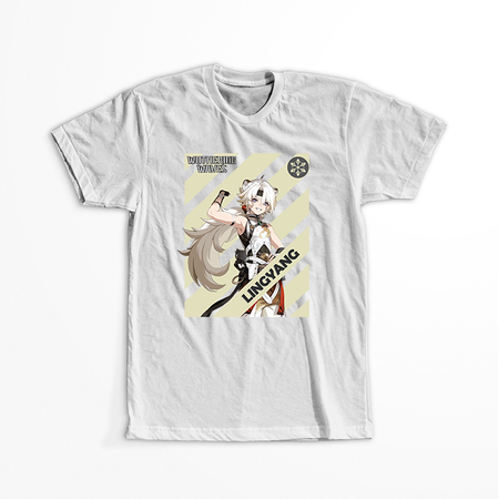 Koszulka Biała Wuthering Waves - WYBIERZ FASON I KOLOR KOSZULKI 