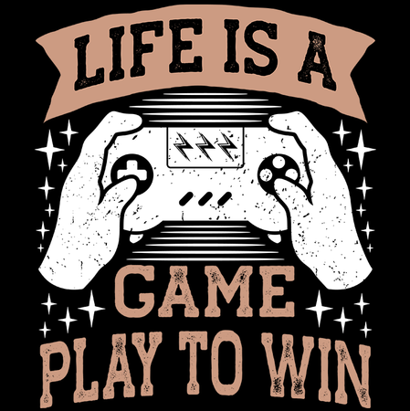 Torba z uszami z Life is a game play to win