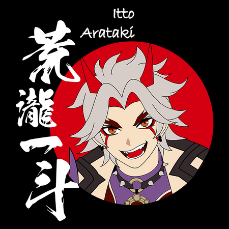 Torba z uszami - Genshin Impact - Itto 