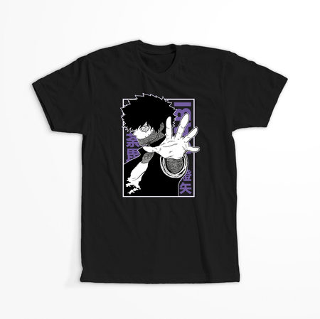 Koszulka Czarna My Hero Academia / Akademia bohaterów - WYBIERZ KOLOR KOSZULKI I FASON