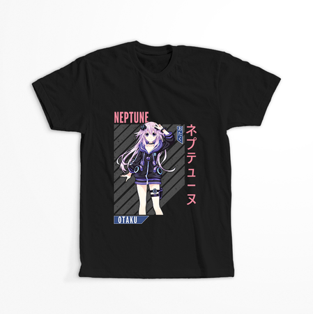 Koszulka Czarna Hyperdimension Neptunia - WYBIERZ FASON KOSZULKI