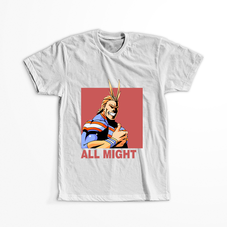 Koszulka Biała My Hero Academia / Akademia bohaterów - WYBIERZ KOLOR KOSZULKI I FASON