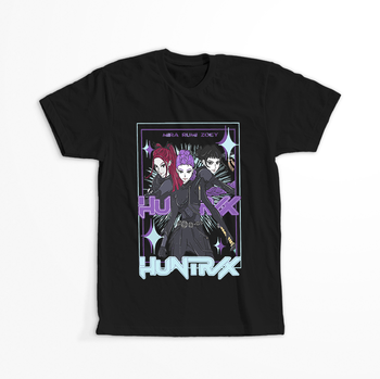 Koszulka Czarna KPop Demon Hunters WYBIERZ KOLOR KOSZULKI I FASON