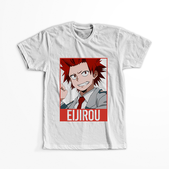 Koszulka Biała My Hero Academia / Akademia bohaterów - WYBIERZ KOLOR KOSZULKI I FASON