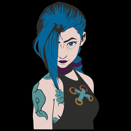 Torba z uszami z League of Legends & Arcane