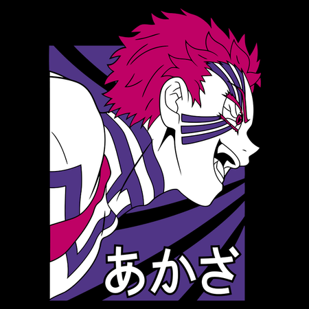 Koszulka Biała Demon Slayer / Kimetsu no Yaiba / Miecz zabójcy demonów - WYBIERZ KOLOR KOSZULKI I FASON