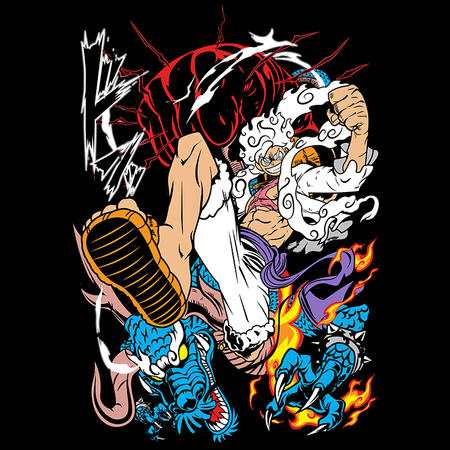 Koszulka Czarna One Piece - WYBIERZ KOLOR KOSZULKI I FASON