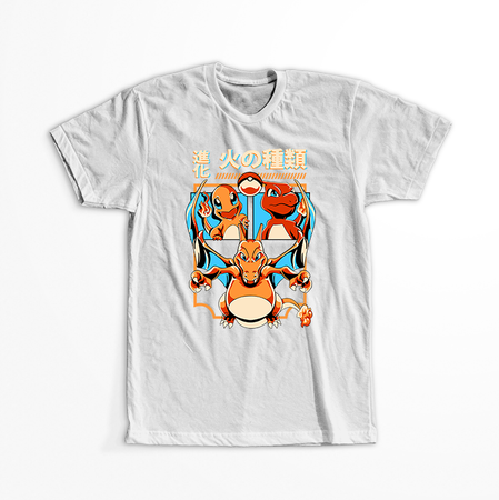 Koszulka Biała - Pokemon - WYBIERZ KOLOR KOSZULKI I FASON