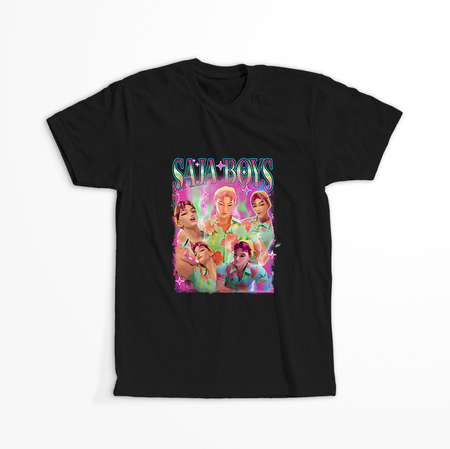 Koszulka Czarna KPop Demon Hunters WYBIERZ KOLOR KOSZULKI I FASON