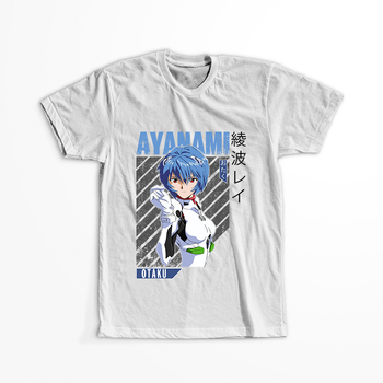 Koszulka Biała Neon Genesis Evangelion - WYBIERZ KOLOR KOSZULKI I FASON
