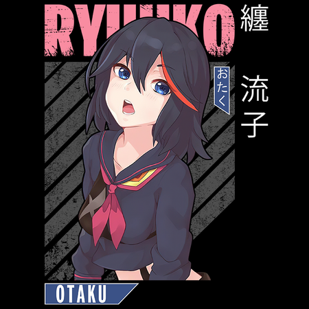 Koszulka Czarna - Kill La Kill - WYBIERZ KOLOR KOSZULKI I FASON