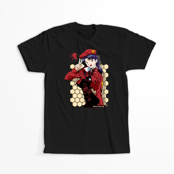 Koszulka Czarna Neon Genesis Evangelion - WYBIERZ KOLOR KOSZULKI I FASON