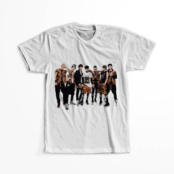 Koszulka Biała BTS WYBIERZ FASON KOSZULKI