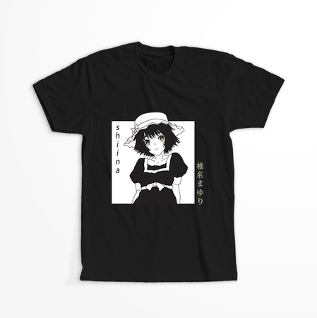 Koszulka Czarna - Steins;Gate - WYBIERZ KOLOR KOSZULKI I FASON