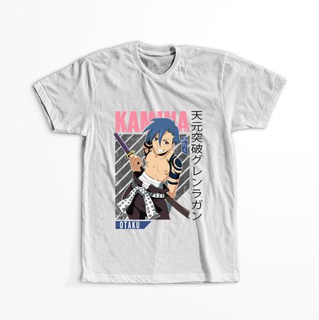 Koszulka Biała Tengen Toppa Gurren Lagann - WYBIERZ KOLOR KOSZULKI I FASON