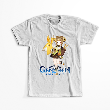 Koszulka Biała Genshin Impact - Yao Yao - WYBIERZ KOLOR