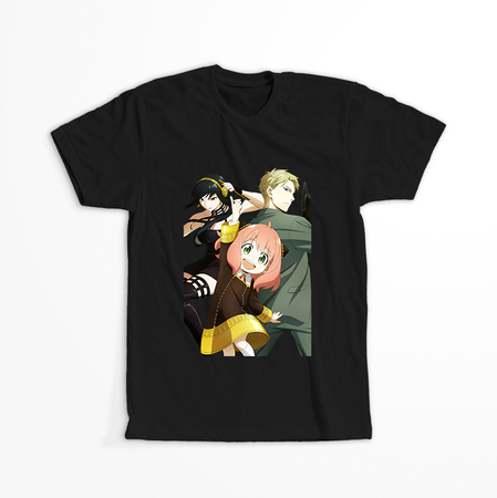 Koszulka Czarna Spy X Family - WYBIERZ KOLOR KOSZULKI I FASON