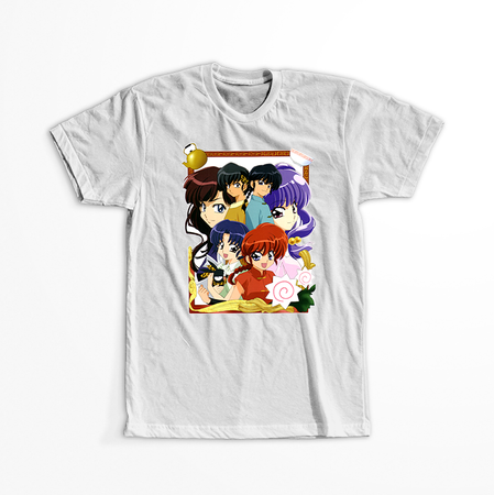 Koszulka Biała Ranma 1/2 - WYBIERZ KOLOR KOSZULKI I FASON