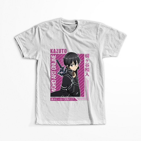 Koszulka Biała Sword Art Online WYBIERZ KOLOR KOSZULKI I FASON