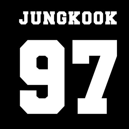 Koszulka Czarna BTS Jungkook WYBIERZ KOLOR