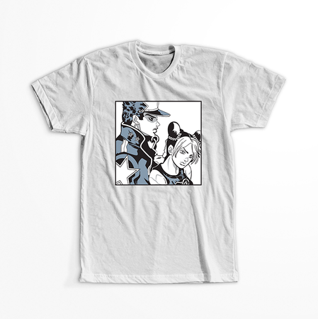 Koszulka Biała JOJO's Bizarre Adventure - WYBIERZ KOLOR KOSZULKI I FASON