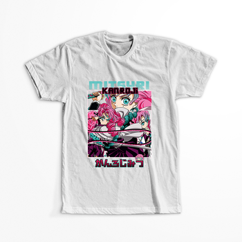 Koszulka Biała Demon Slayer / Kimetsu no Yaiba / Miecz zabójcy demonów - WYBIERZ KOLOR KOSZULKI I FASON