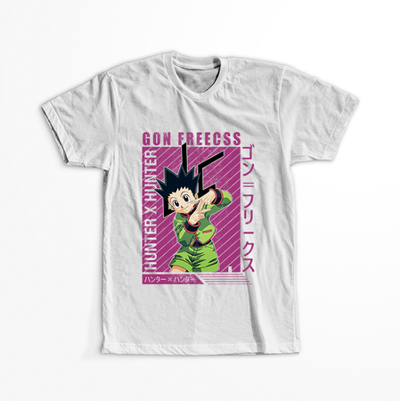Koszulka Biała Hunter x Hunter WYBIERZ KOLOR KOSZULKI I FASON