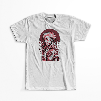 Koszulka Biała Jujutsu Kaisen - WYBIERZ KOLOR KOSZULKI I FASON