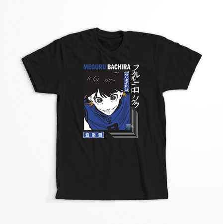 Koszulka Czarna - Blue Lock - WYBIERZ KOLOR KOSZULKI I FASON