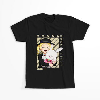 Koszulka Czarna - The Promised Neverland - WYBIERZ KOLOR KOSZULKI I FASON